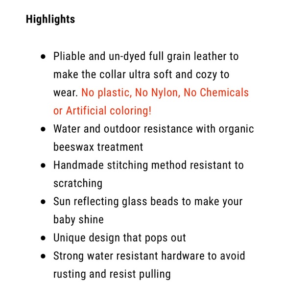 New Limited Edition Sambboho Charlotte Purple Beaded Leather Dog Collar sz 20-22 - Picture 9 of 16